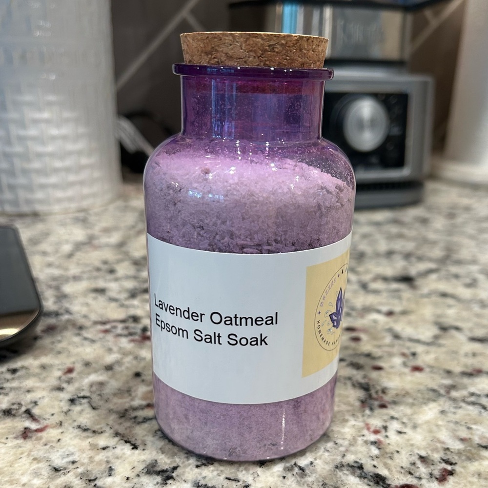 Lavender Oatmeal Epsom Salt Soak